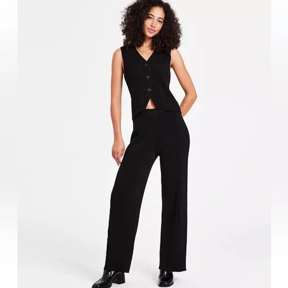 LUCY PARIS Macys vest set XL M
Women's Grayson Ribbed Bootcut Pants - Picture 1 of 8